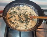 Foto del paso 7 de la receta Pasta con salsa de espinaca y pollo
