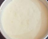 A picture of step 3 of Basic Vanilla Sponge 😍😍.
