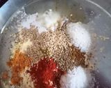 A picture of step 2 of Kothambir vadi (Maharashtrian snack).