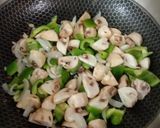 A picture of step 3 of Mushrooms Stir fry(chinese style).