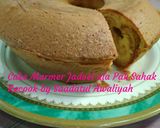 Foto langkah ke 10 dari resep 19. Cake Marmer Jadoel ala Pak Sahak (metode all in one).