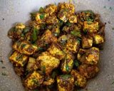 A picture of step 9 of Paneer Pepper Fry.