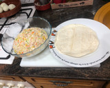 Foto del paso 5 de la receta: Rollitos de torta de trigo vegetales