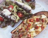 Une image de l'étape 5 de Courgettes farcies à la tomme de brebis (avec les restes du frigo).