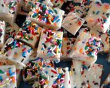 A picture of step 12 of Birthday Cake Fudge.
