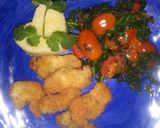 Foto del paso 7 de la receta: Tiras de pollo con col rizada y couscus (sémola de trigo)