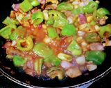 A picture of step 4 of Chilli Paneer.