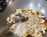 A picture of step 3 of Dry Fruit Chikki.