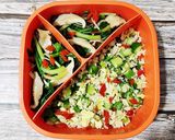 A picture of step 13 of Low-Fat Meal Prep Box-01: Light Oil & Fiber Lunch.