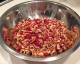 A picture of step 6 of Crispy Walnut and Cranberry Florentines.