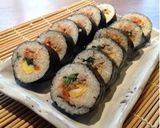 A picture of step 9 of Quick and Easy Kimbap! Korean Style Seaweed Rolls.