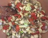 🥒🌶️Ázsiai zöldséges rizstészta 🐓 recept fázis 2 fotója
