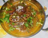 A picture of step 8 of Lotus Sauce Chaat.