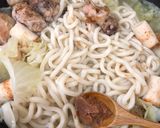 日式柴魚味噌雞肉烏龍麵的食譜步驟2照片