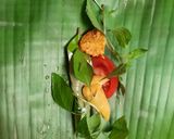 Foto langkah ke 4 dari resep Pepes Teri Tahu Kemangi.