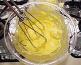 A picture of step 5 of Lemon Curd for Macarons.
