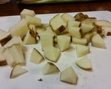 A picture of step 2 of Baked potato salad.