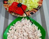 Foto langkah ke 4 dari resep Soto Ayam (suwir) Kuah Kuning.