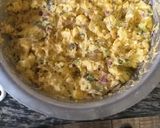 A picture of step 3 of Mix Bhajiya#authors marathon #mum's recipe.