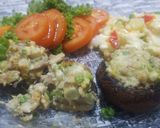 Foto del paso 7 de la receta: Portobellos rellenos de pollo y roquefort