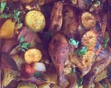 صورة لخطوة 4 من وصفة صينية الدجاج والخضار بالفرن 🥘