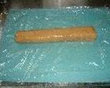 A picture of step 3 of Crisp Kinako Cookies.