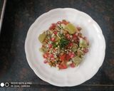 A picture of step 7 of Mix sprouts sweet potato salad.