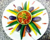 A picture of step 3 of Kanya's Hot Tomatoes Dip ( Naam Prik Ong).