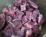 Foto langkah ke 1 dari resep Kue Lumpur Ubi Ungu.