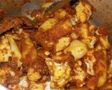 A picture of step 4 of Cauliflower potato satvik sabji.