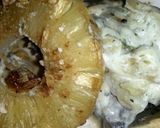 A picture of step 5 of Sig's Blue Cheese and Pineapple Mushroom Cup.