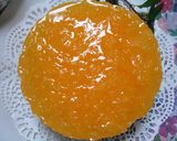 A picture of step 14 of Tri-Color No-bake Cheesecake Topped with Jello.