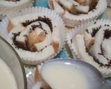 Foto langkah ke 9 dari resep Roti tawar coklat, keju panggang.