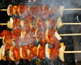 A picture of step 13 of Asian chicken kabobs.