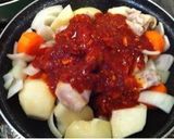 A picture of step 5 of Korean Sweet and Spicy Hot Daktoritang.