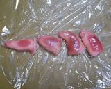A picture of step 2 of Microwaved Tarako for your Bento or Onigiri Filling.