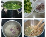 A picture of step 2 of Broccoli with Soy Sauce and Shallot Oil.