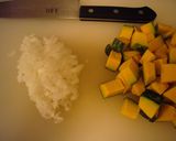 A picture of step 1 of Dairy-Free Kabocha Squash Cream Pasta.