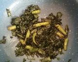 A picture of step 2 of Pudina rice.