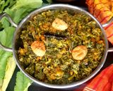 ডালের বড়ি দিয়ে মুলা শাক রেসিপির ধাপ 2 ছবি