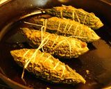 A picture of step 4 of Spicy aromatic nutritious stuffed bitter gourd in tomato sauce.