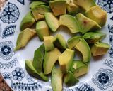 A picture of step 1 of Sabja Avocado Shake.