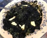 Une image de l'étape 12 de Duo de purées potiron et pommes de terre spiruline et emmental.