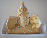 A picture of step 8 of A Lit Up Decorative Cookie House For Christmas.