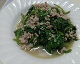 รูปขั้นตอนการทำที่ 5 ของ ปวยเล้งผัดหมูสับ (เมนูอาหารเด็ก ผู้ใหญ่ก็กินได้)
