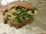 Crab, Spinach, Mushroom, & Parmesan Chicken
