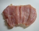 A picture of step 2 of Nanban-style Chicken (in a silicone steamer).