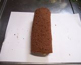 A picture of step 8 of Chocolate & Banana Carp Banner Cake for Kid's Day.