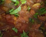 A picture of step 11 of Spicy Tomato and basil Soup with Cheezy Meatballs.