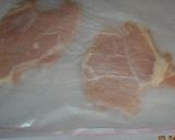 A picture of step 1 of Chicken Lombardy.